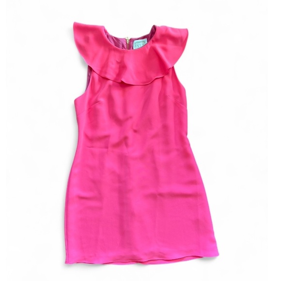 Sail to Sable Dresses & Skirts - Sail to Sable Bright Pink Ruffle Mini Dress